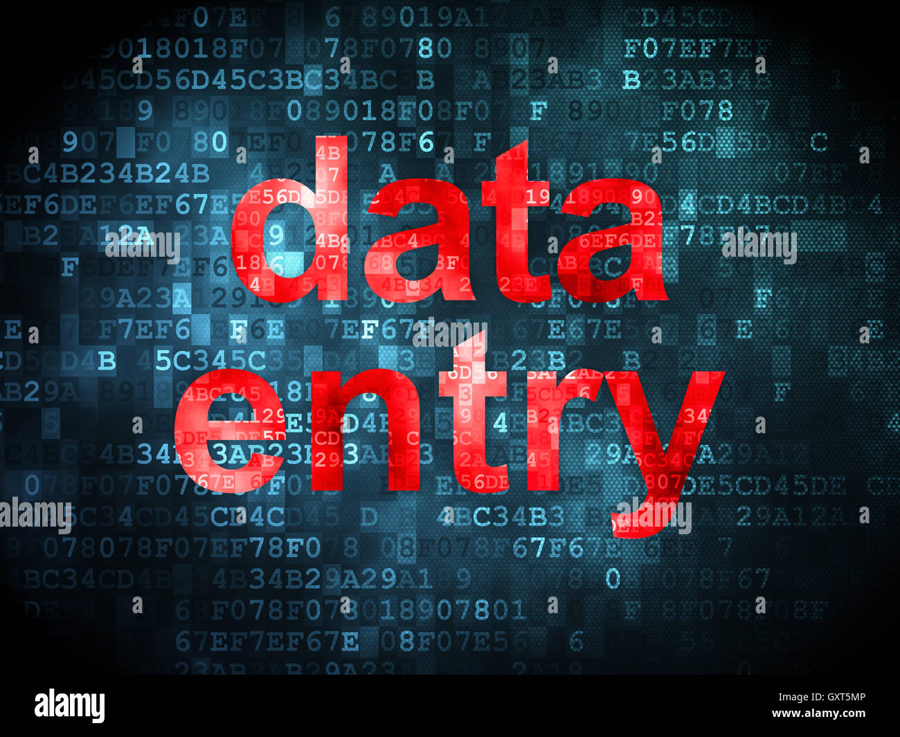 Data concept: Data Entry on digital background Stock Photo - Alamy