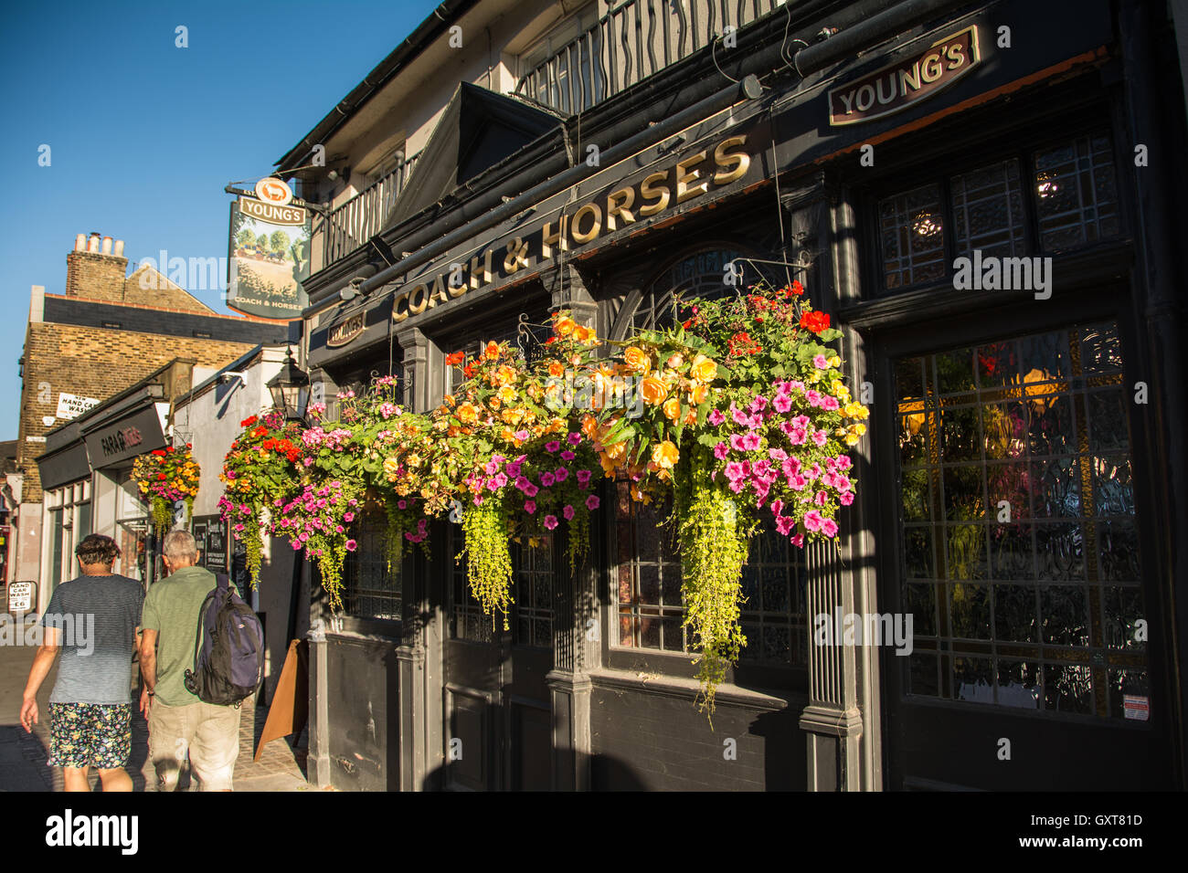 The Coach And Horses Public House In Barnes Sw London Uk Stock Photo Alamy
