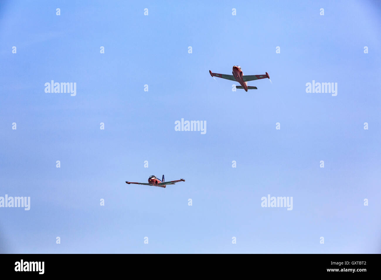 Jet Provost Display Team in action at Eastbourne Airshow Airbourne 2016