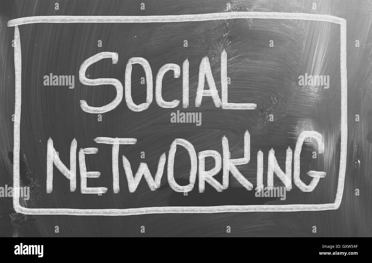 Social Networking Concept Stock Photo