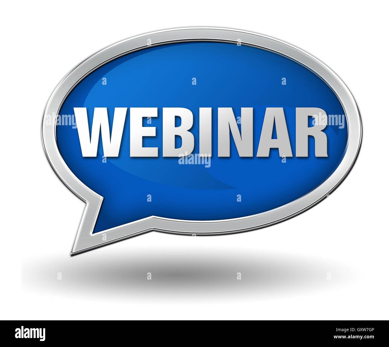 webinar badge concept 3d illustration Stock Photo - Alamy