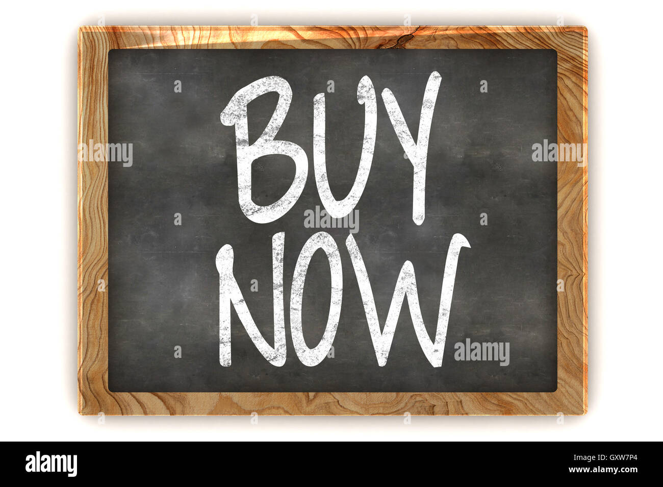 Blackboard Buy Now Stock Photo Alamy