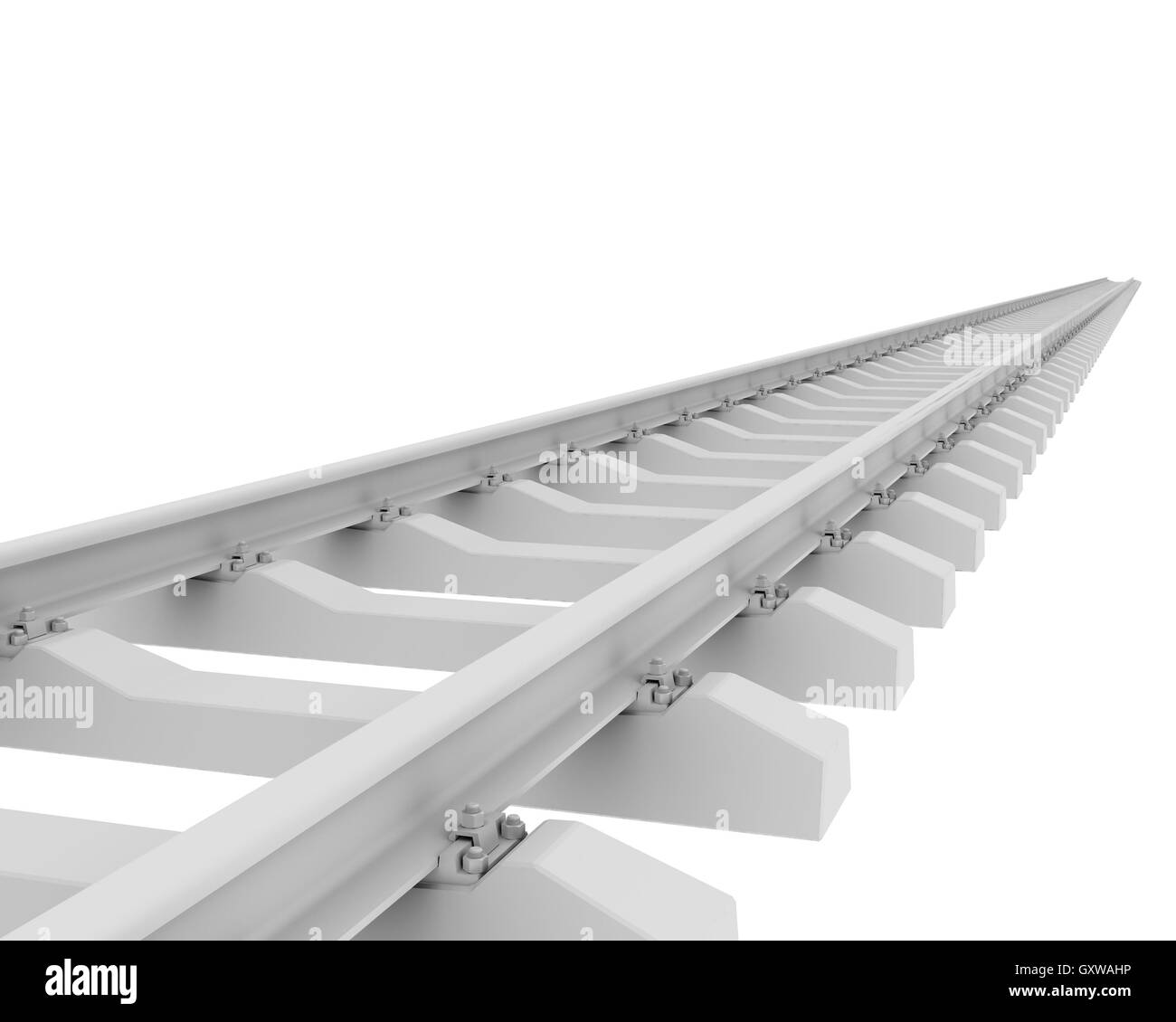 Railway concrete sleeper Black and White Stock Photos & Images - Alamy