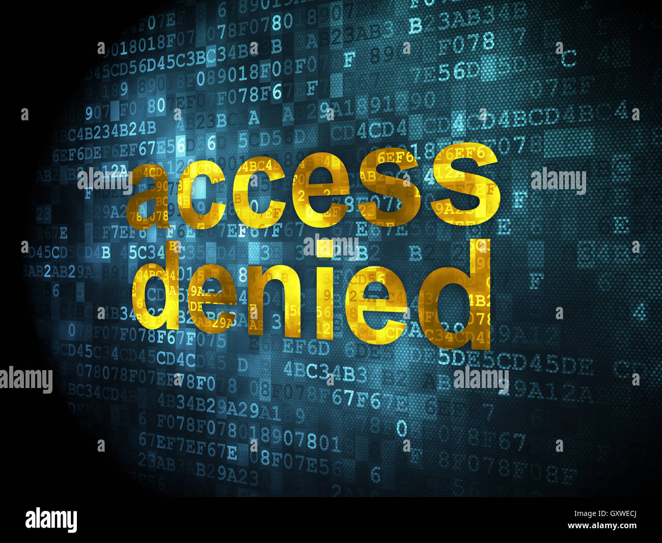 Safety concept: Access Denied on digital background Stock Photo - Alamy
