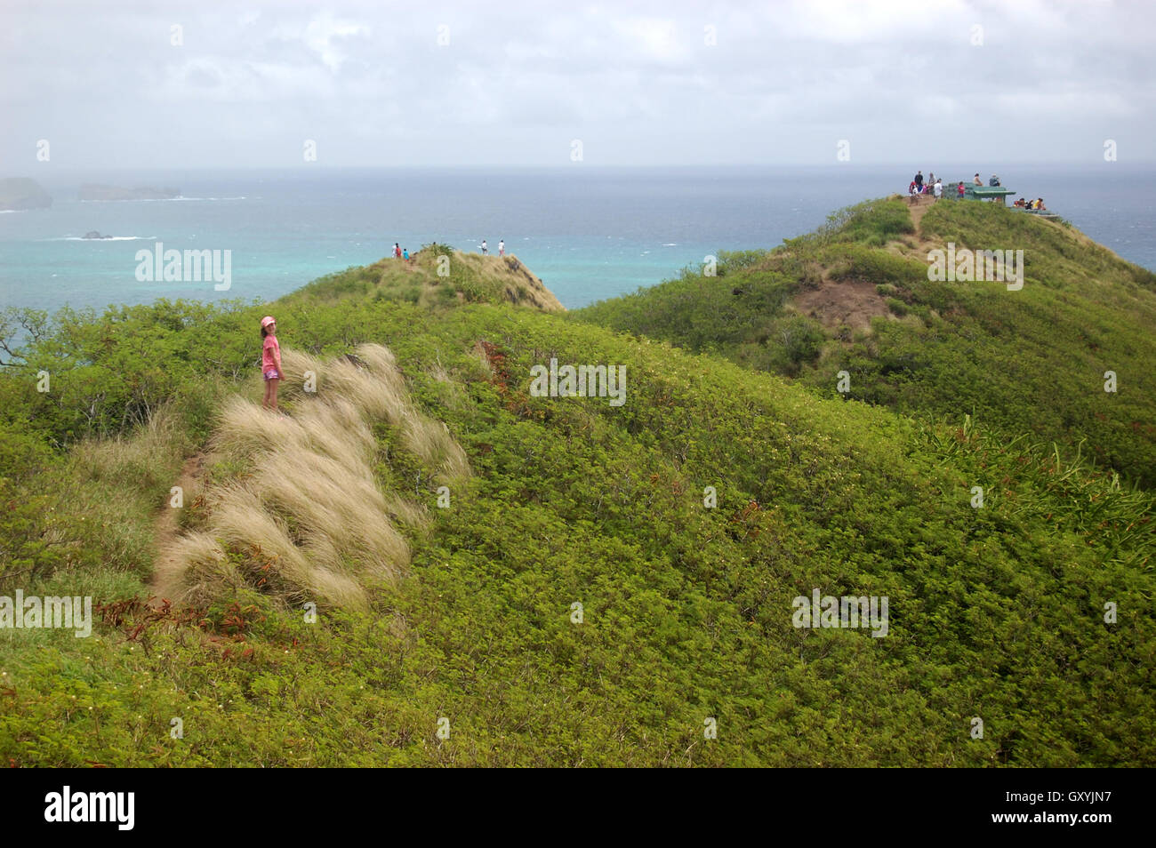 The Lanikai Pillbox Hike, also known as the Kaiwa Ridge Trail , Kailua