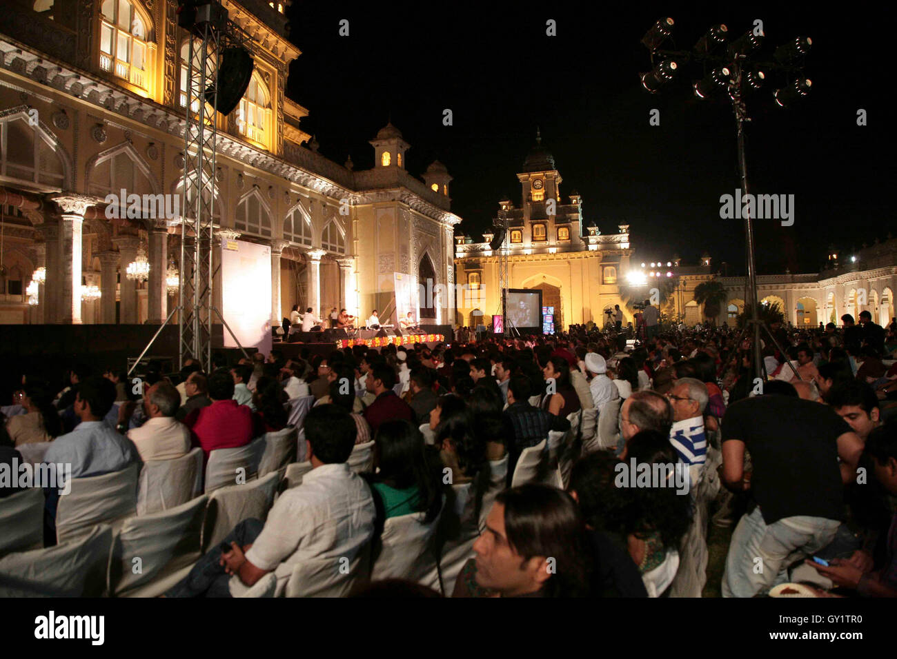 Music concert at Chowmahalla Palace in Hyderabad,India Stock Photo Alamy
