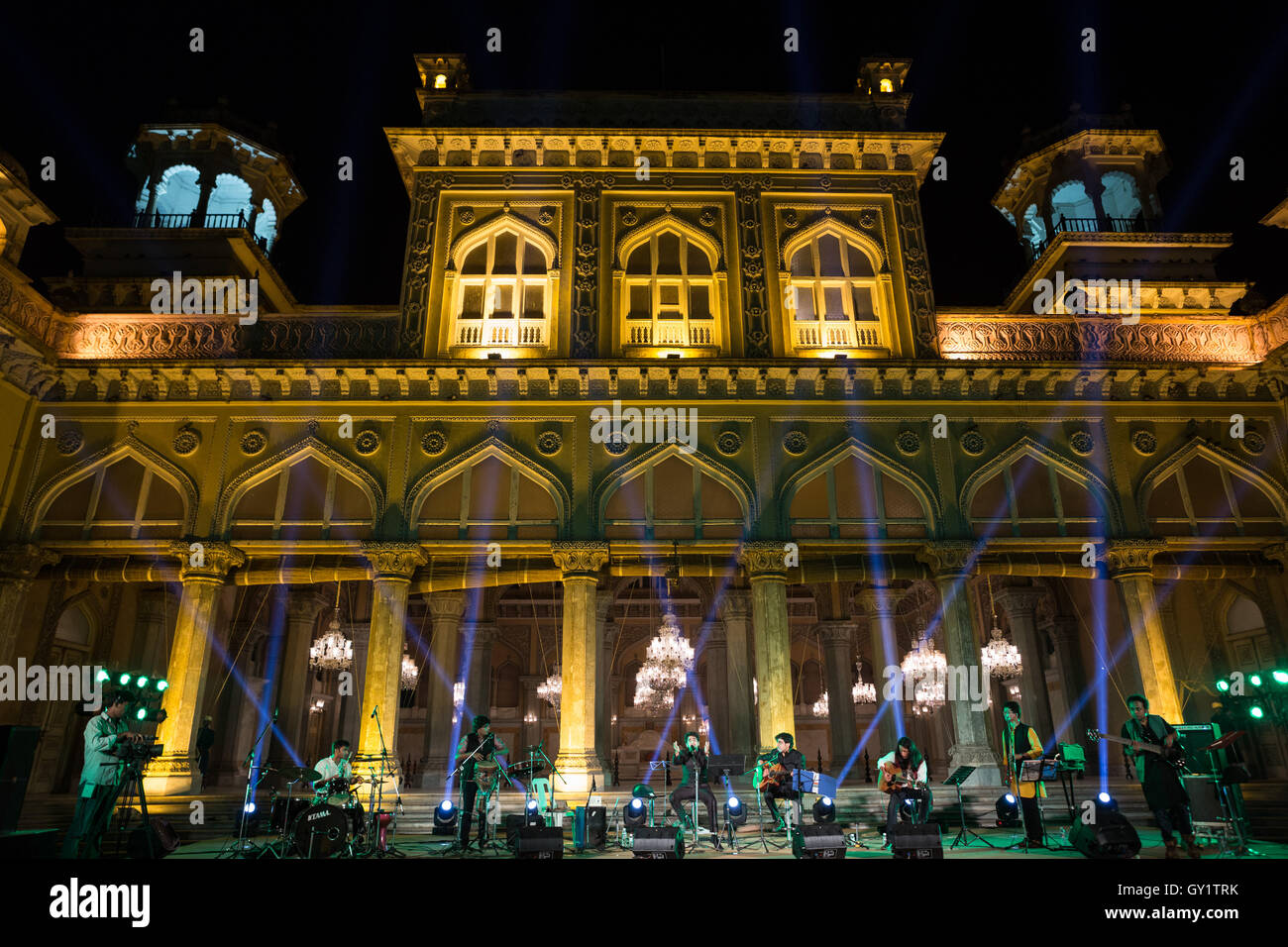 Music concert at Chowmahalla Palace in Hyderabad,India Stock Photo Alamy