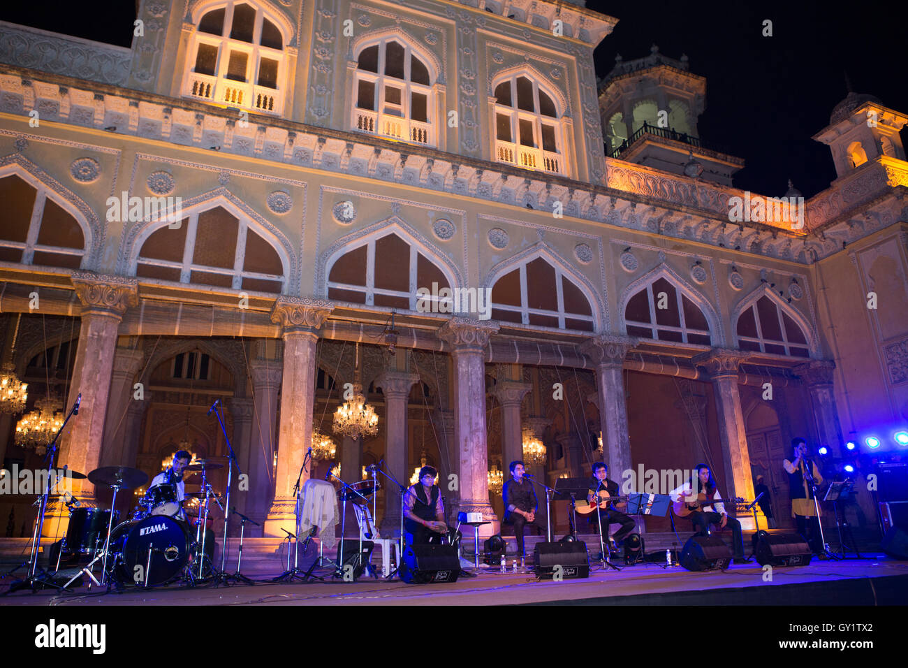 Music concert at Chowmahalla Palace in Hyderabad,India Stock Photo Alamy