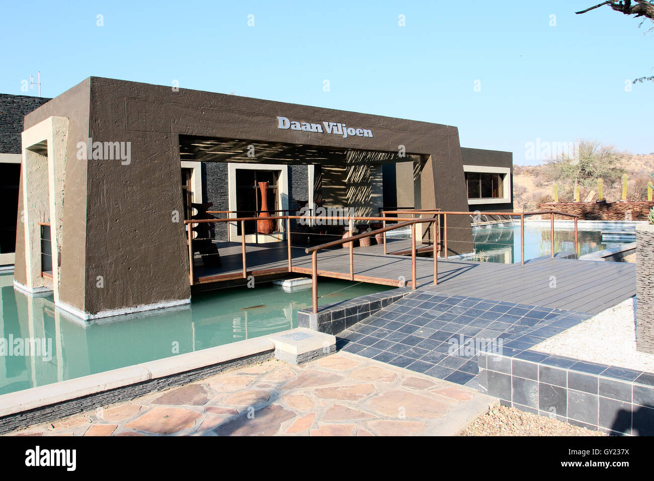Daan Viljoen Game Park, Visitor centre,  Namibia, August 2016 Stock Photo