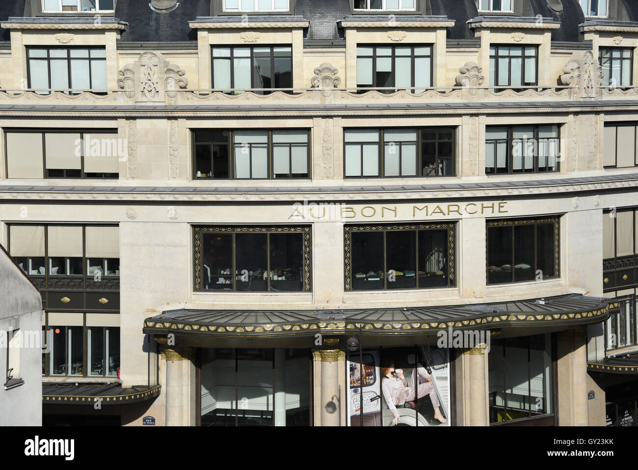 The interior view of department store Le Bon Marche. Paris. France Stock  Photo - Alamy