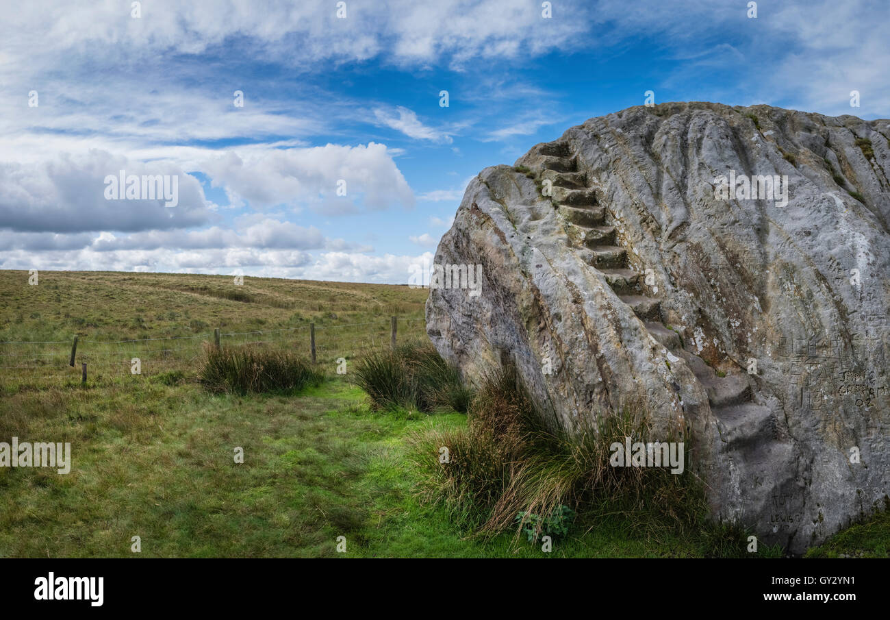 The Great Stone of Fourstones glacial erratic on Tatham Fell, North ...