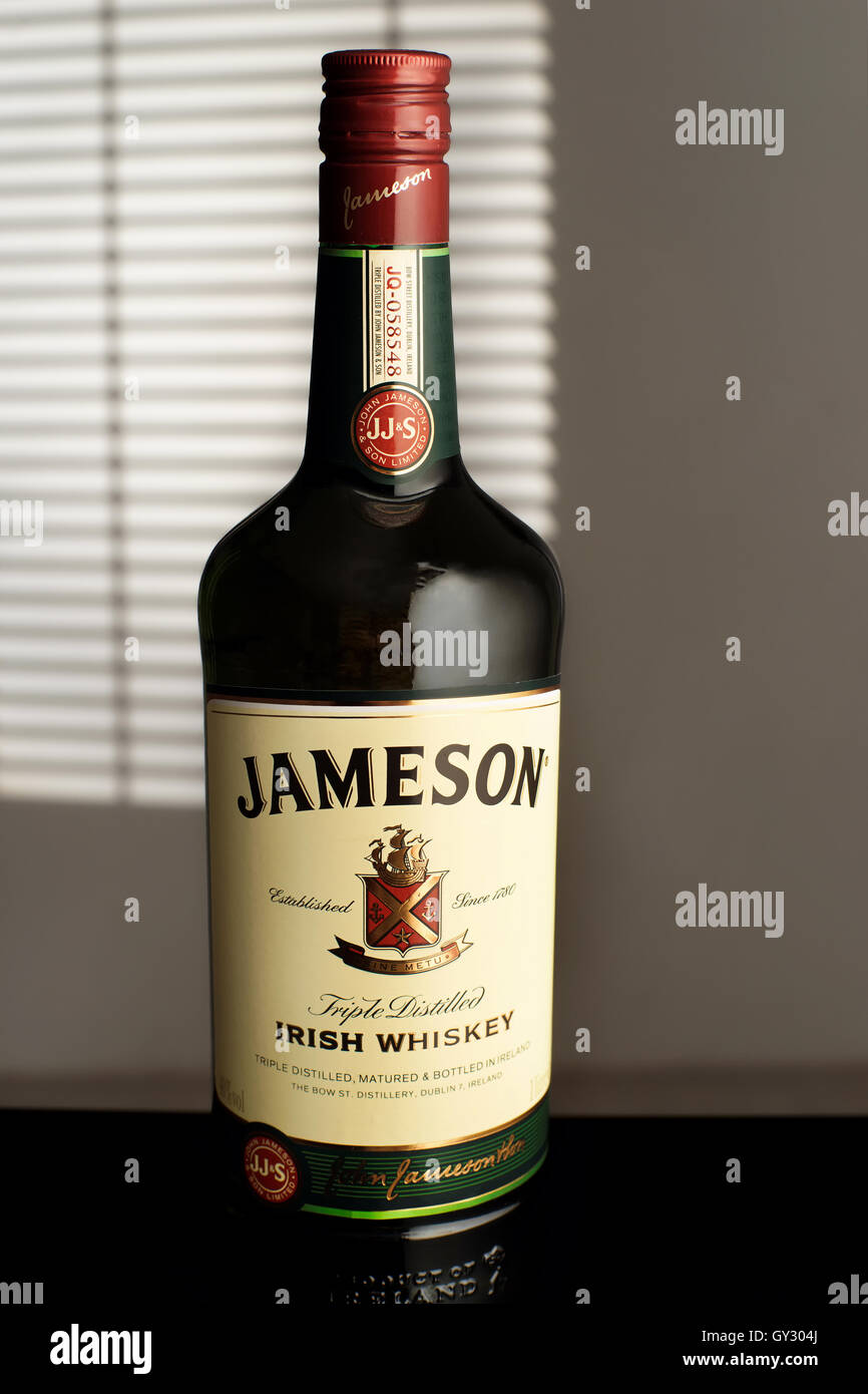 Jameson is a blended Irish whiskey produced by the Irish Distillers