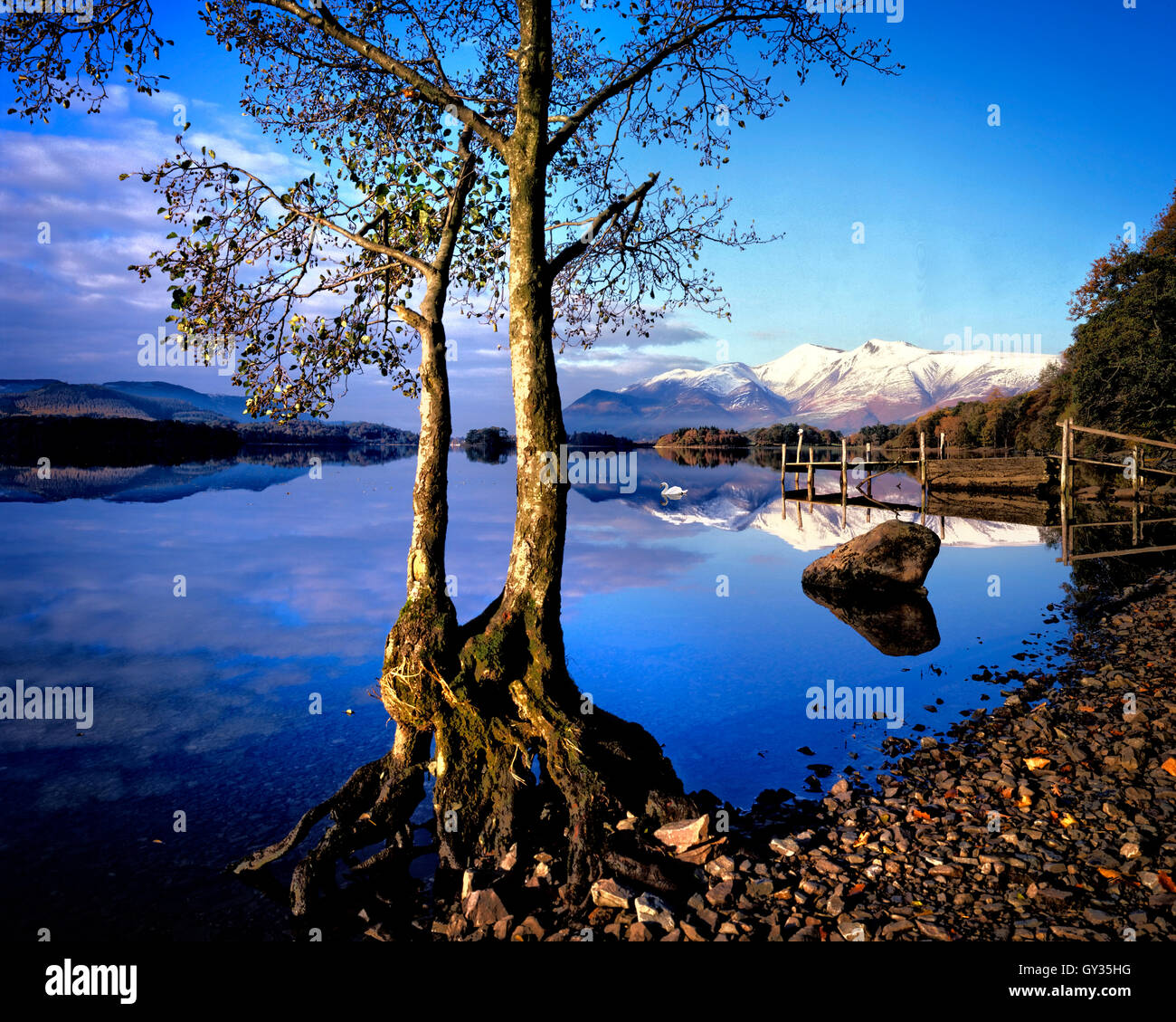 GB - CUMBRIA:  Derwentwater in the Lake District National Park Stock Photo