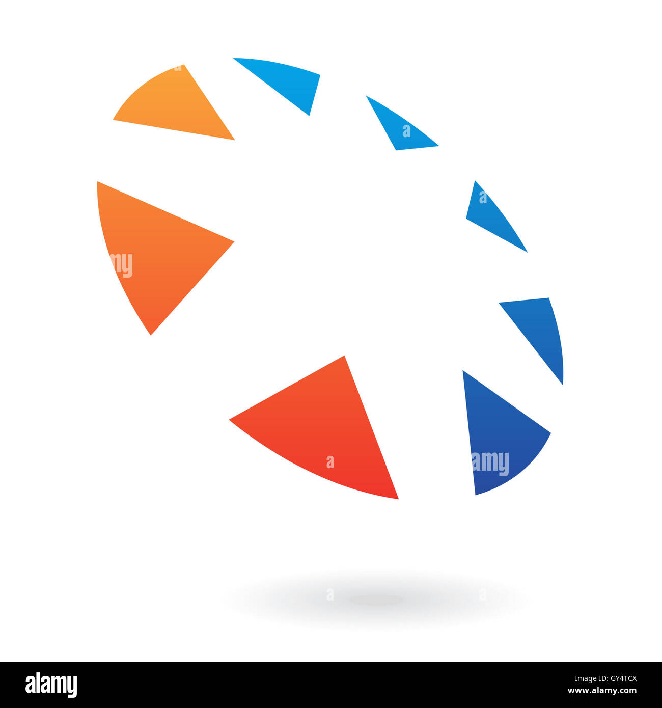 Distorted colourful abstract icon and design element Stock Photo - Alamy