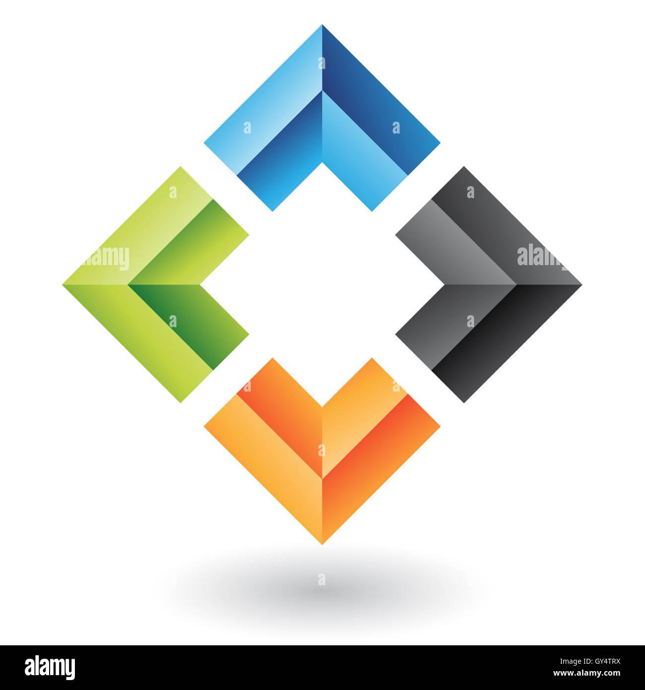 Geometric logo icon and design element Stock Photo - Alamy