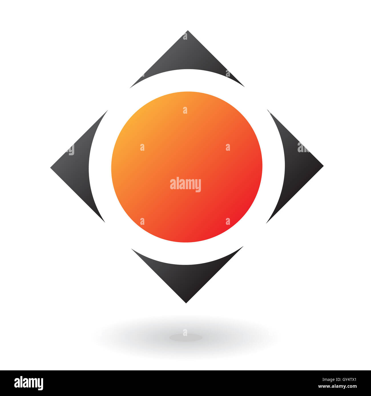 Abstract diamond logo icon and design element Stock Photo - Alamy
