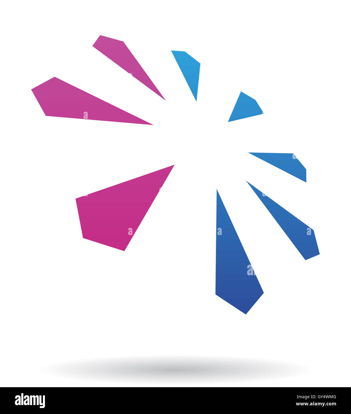Abstract arrow logo icon and graphic design Stock Photo - Alamy