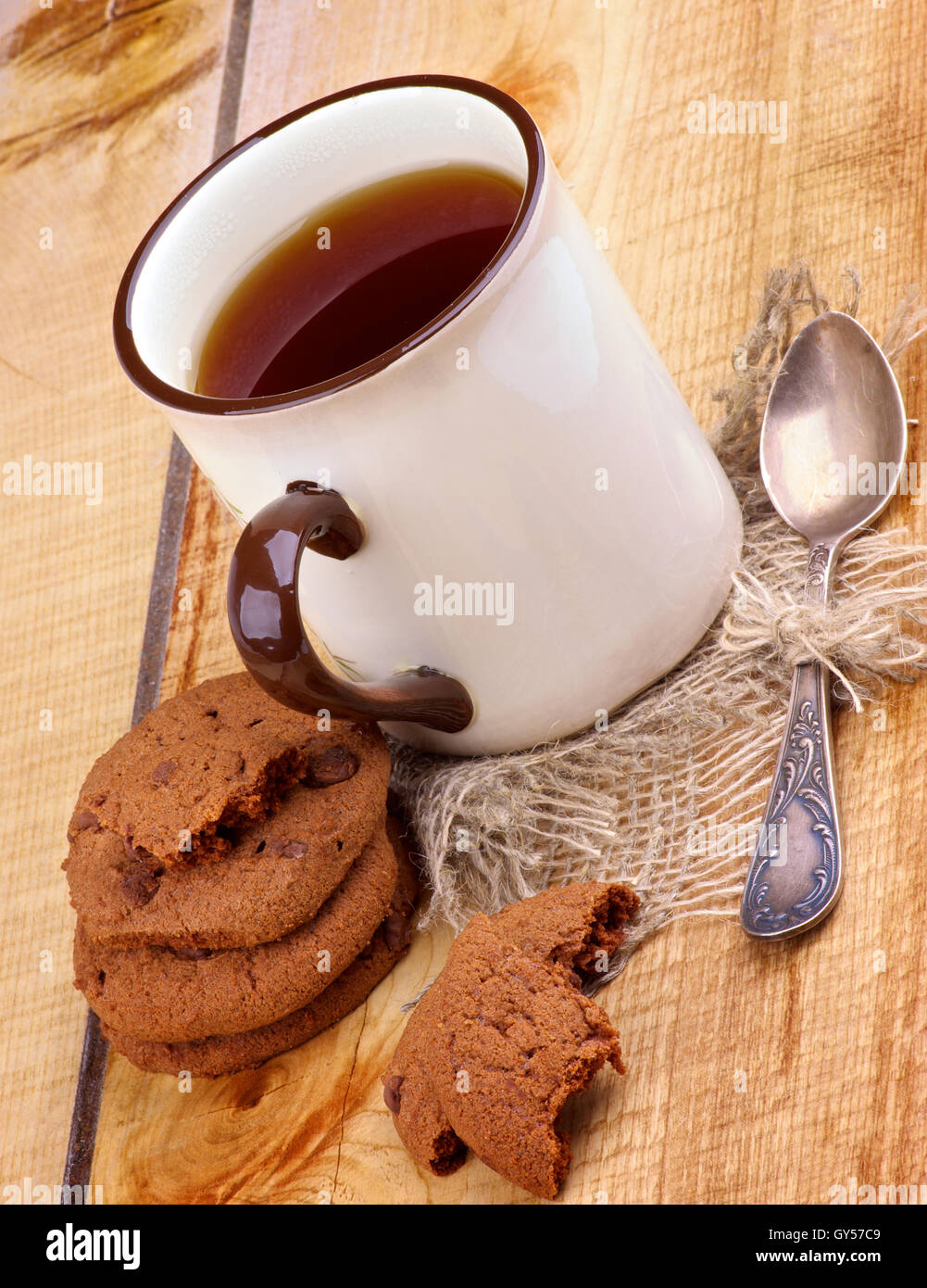 Tea and Cookies Stock Photo Alamy