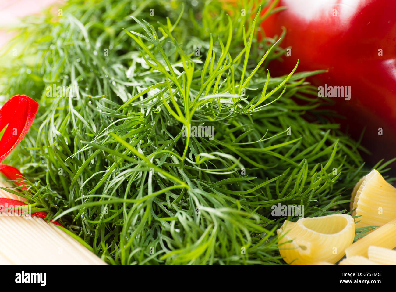 closeup of dill leaves Stock Photo Alamy