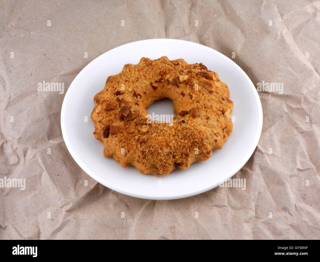 cake on vintage old paper background Stock Photo - Alamy