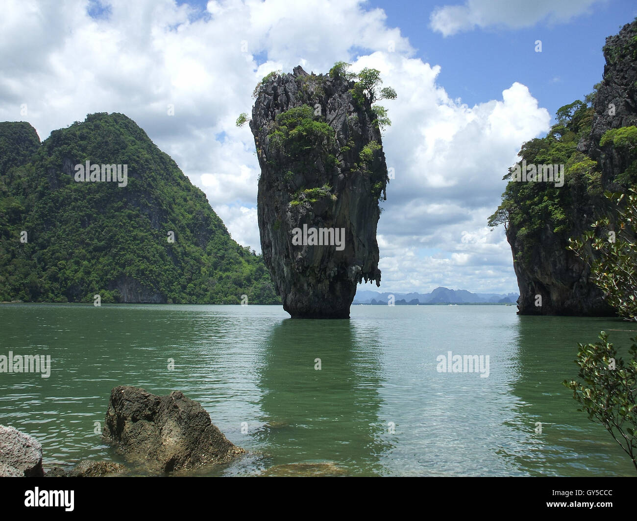 Thailand, Krabi. James Bond Island (Khao Phing Kan, Ko Tapu) in Phang