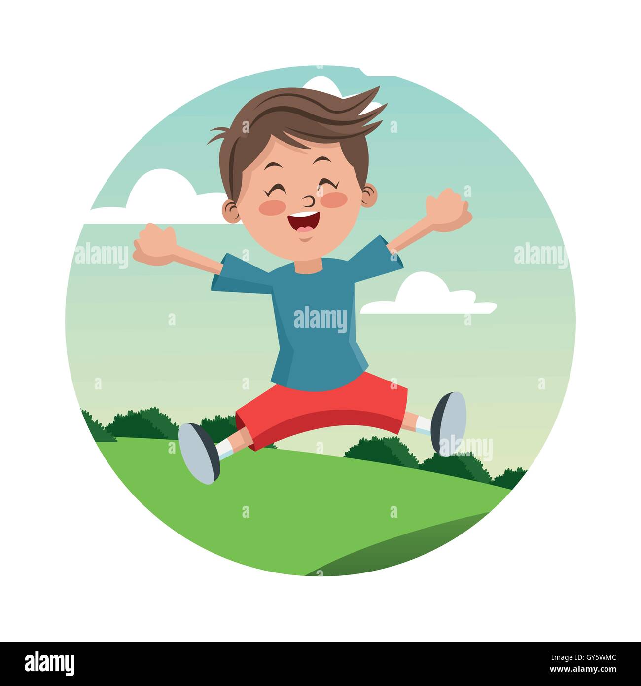 Boy kid cartoon design Stock Vector Image & Art - Alamy