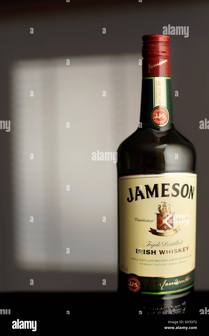 Jameson is a blended Irish whiskey produced by the Irish Distillers subsidiary of Pernod Ricard