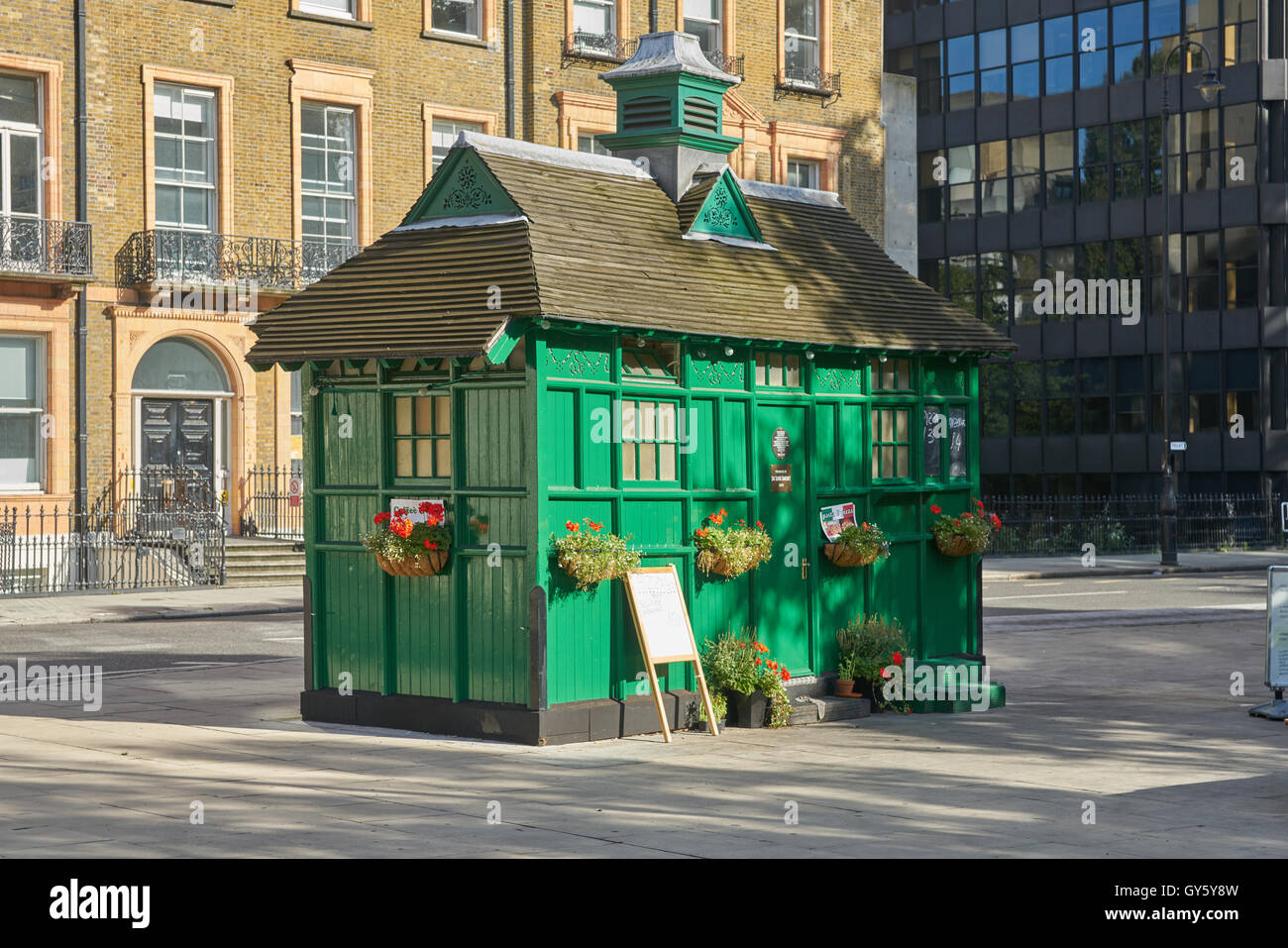 Russell Square, London Cabbie's Shelter Stock Photo