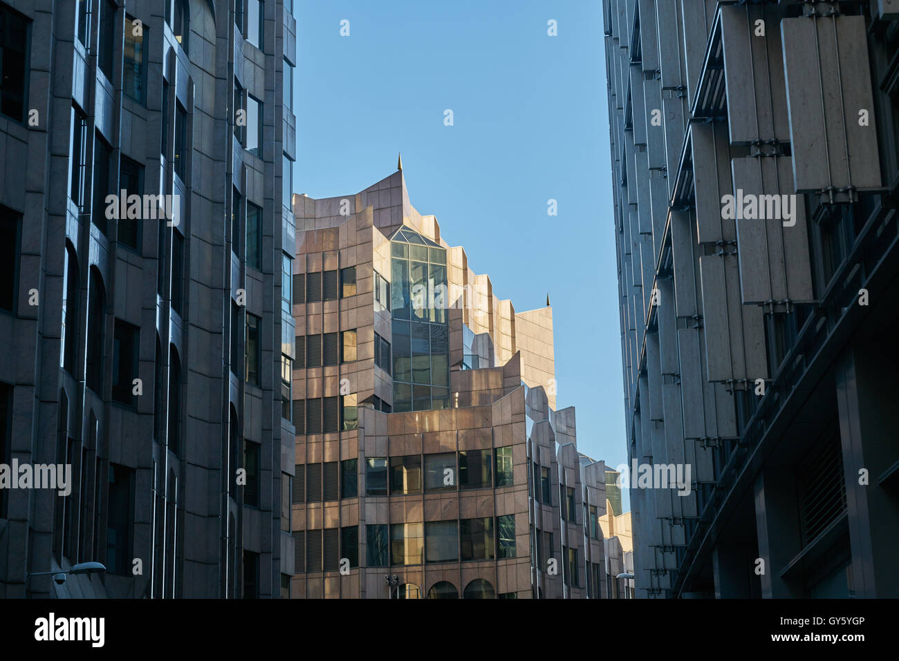 London Financial District, City of London.  Minster court Stock Photo