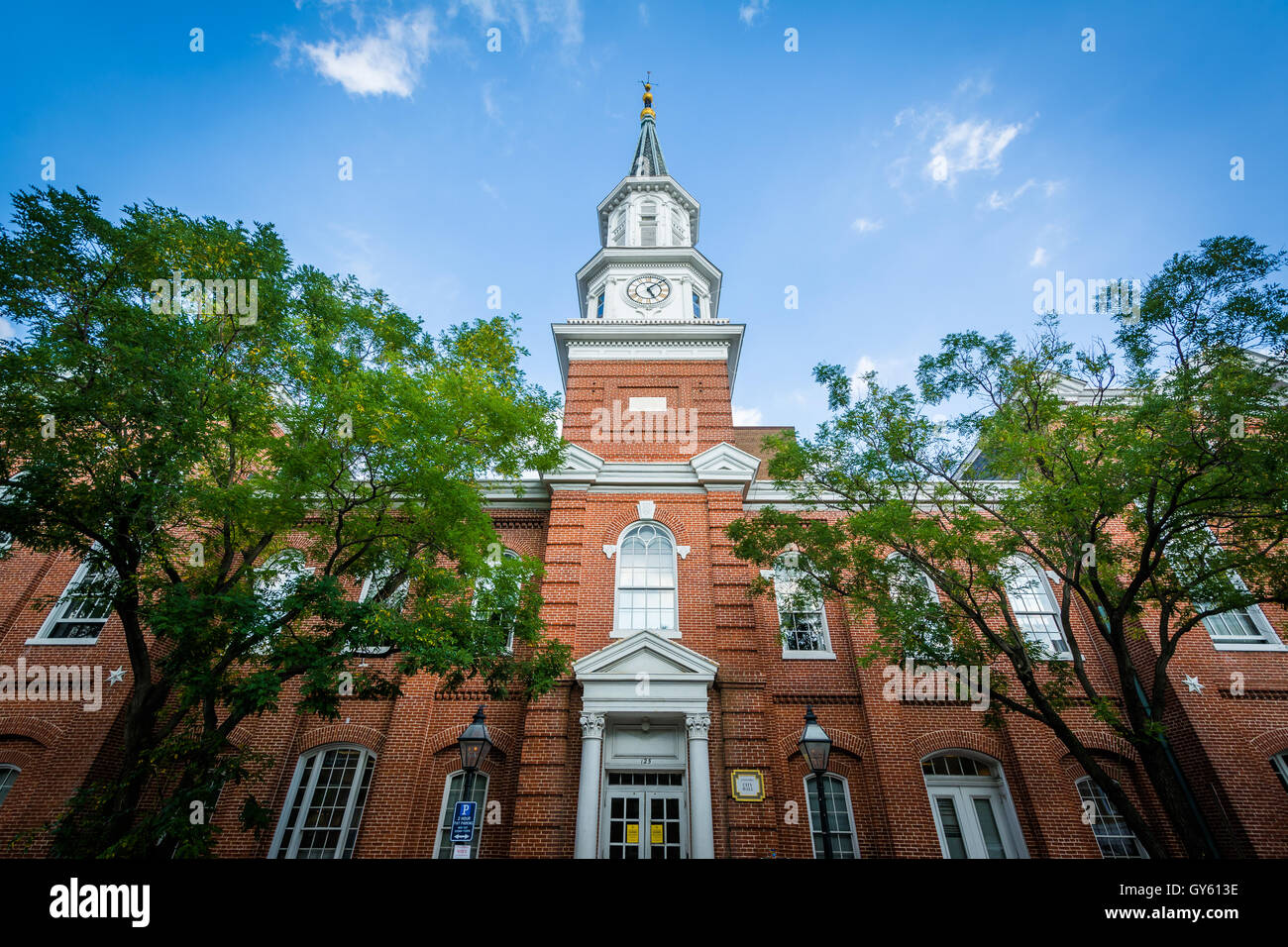 City Hall, in the Old Town of Alexandria, Virginia. Stock Photo