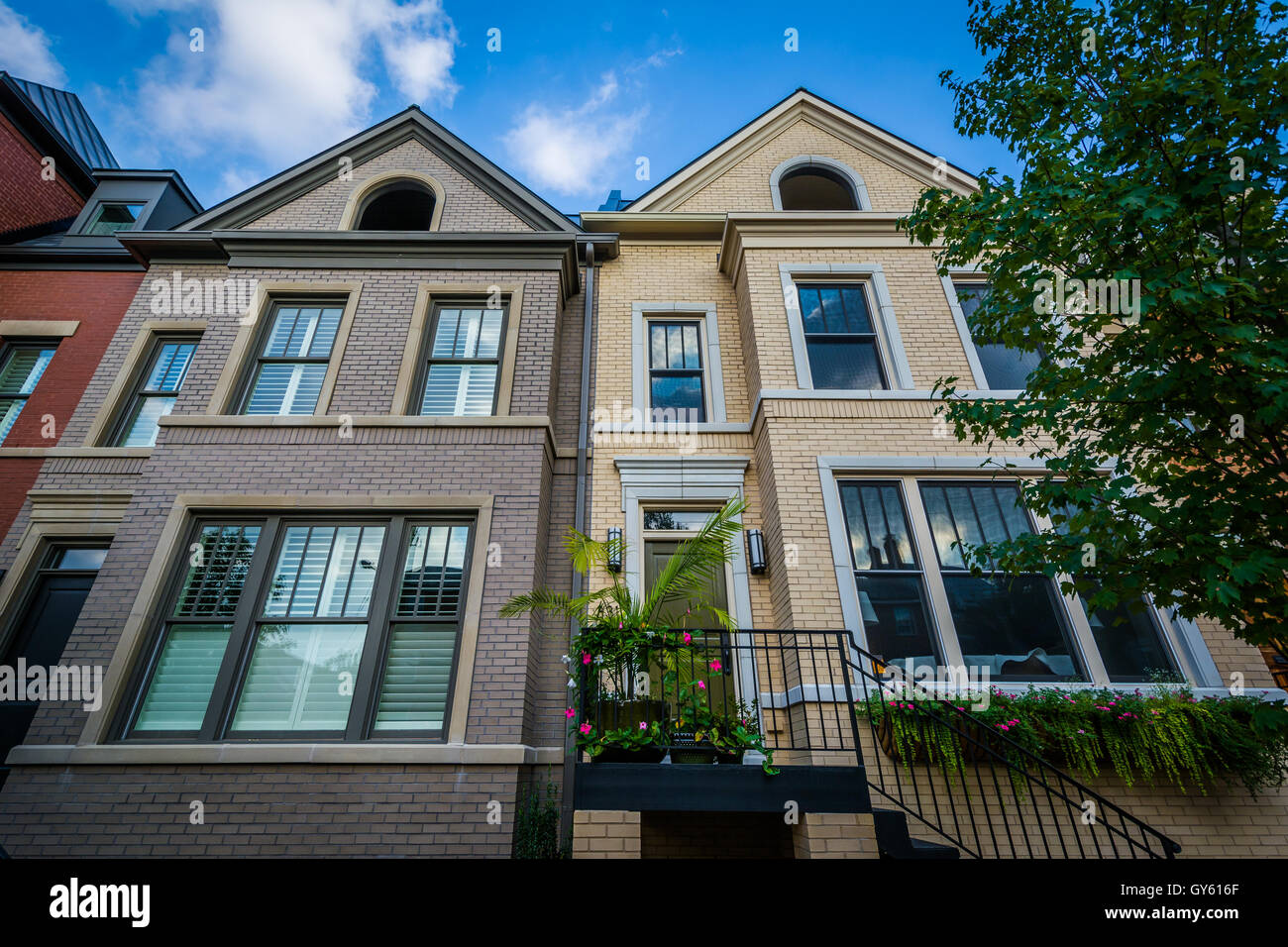 Houses in the Old Town of Alexandria, Virginia Stock Photo Alamy