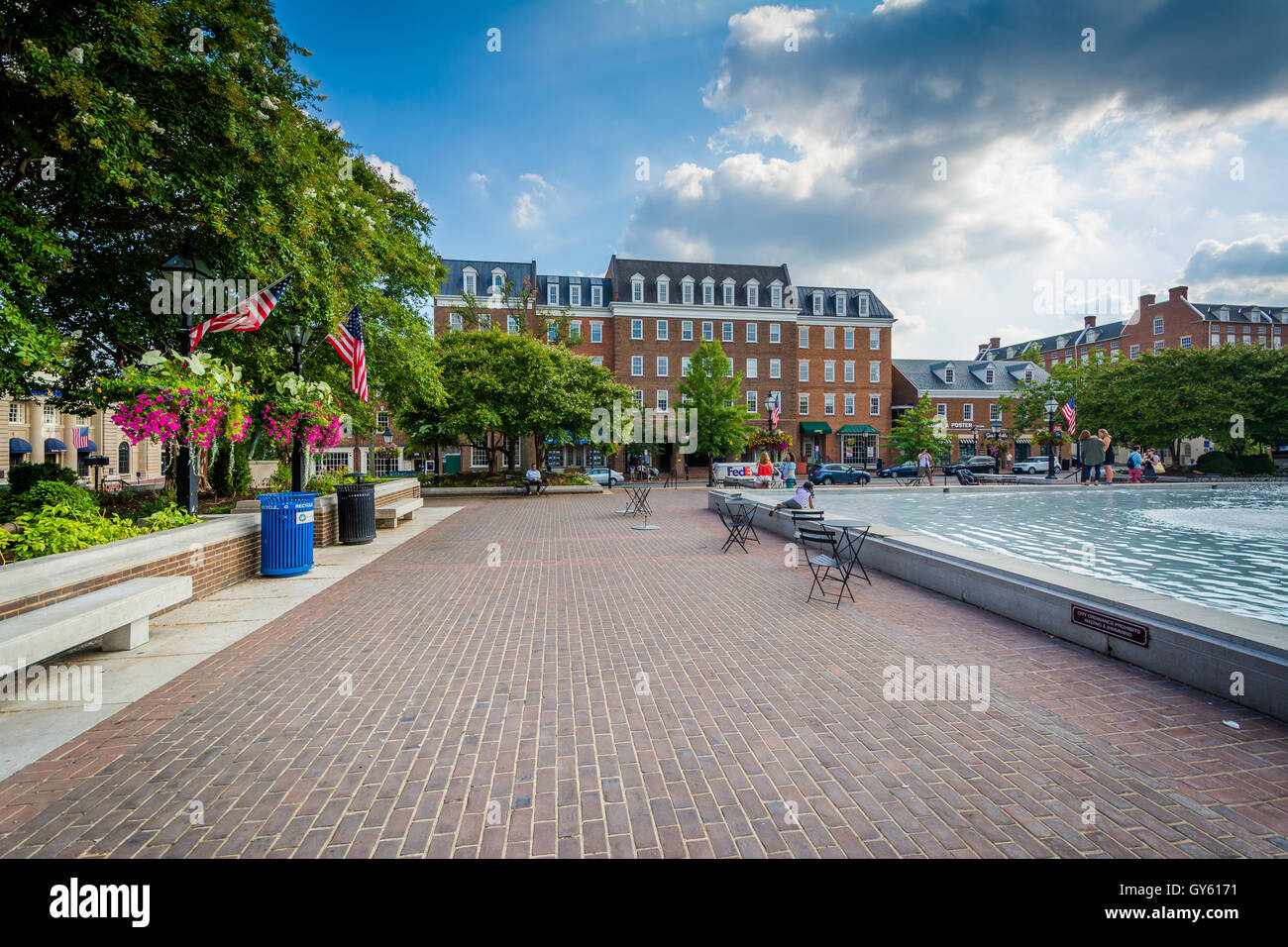 Market Square, in the Old Town of Alexandria, Virginia Stock Photo Alamy