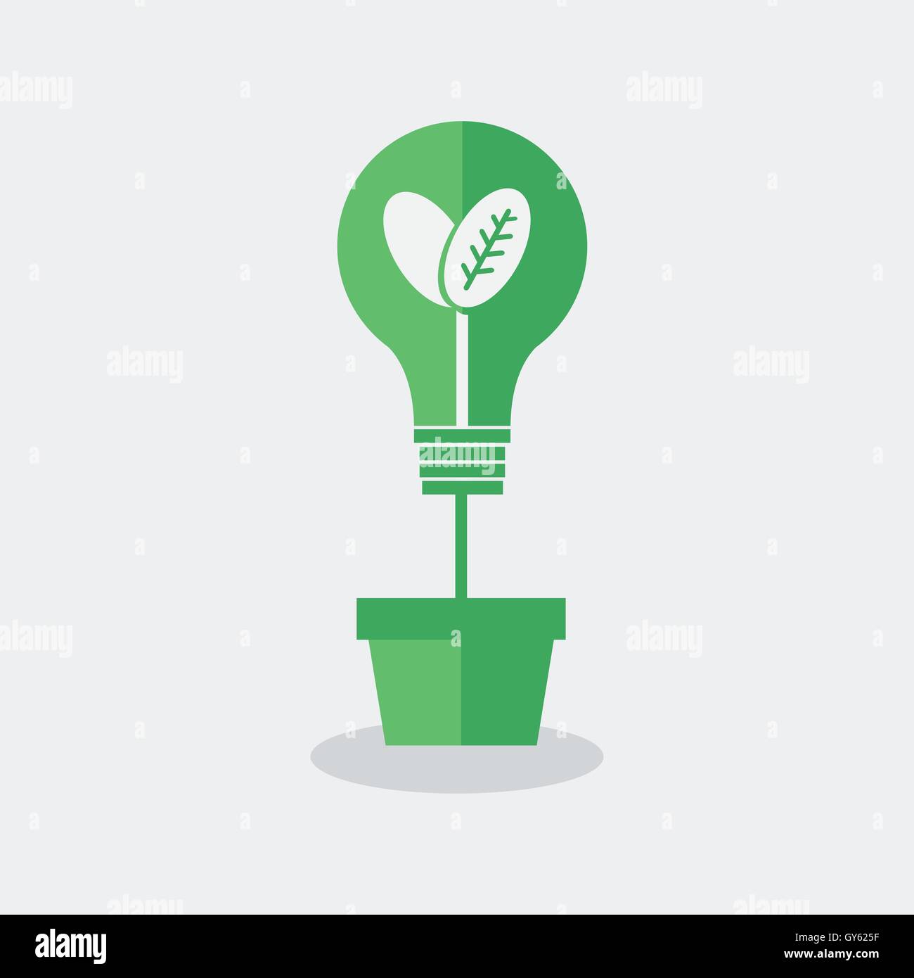 Ecology bulb light Stock Vector Image & Art - Alamy