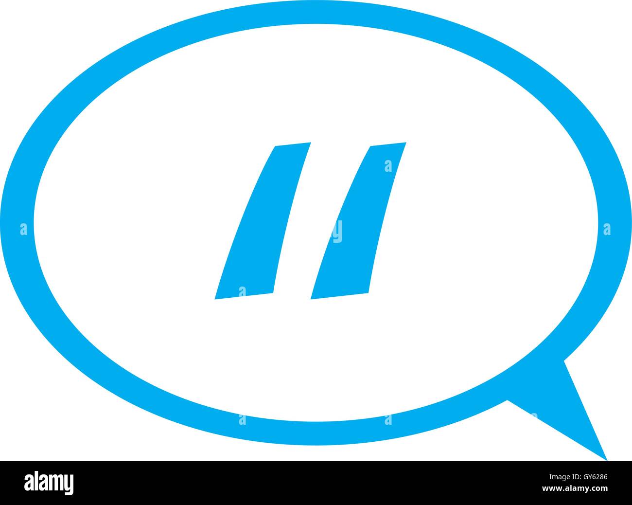 Quote icon vector Stock Vector Image & Art - Alamy