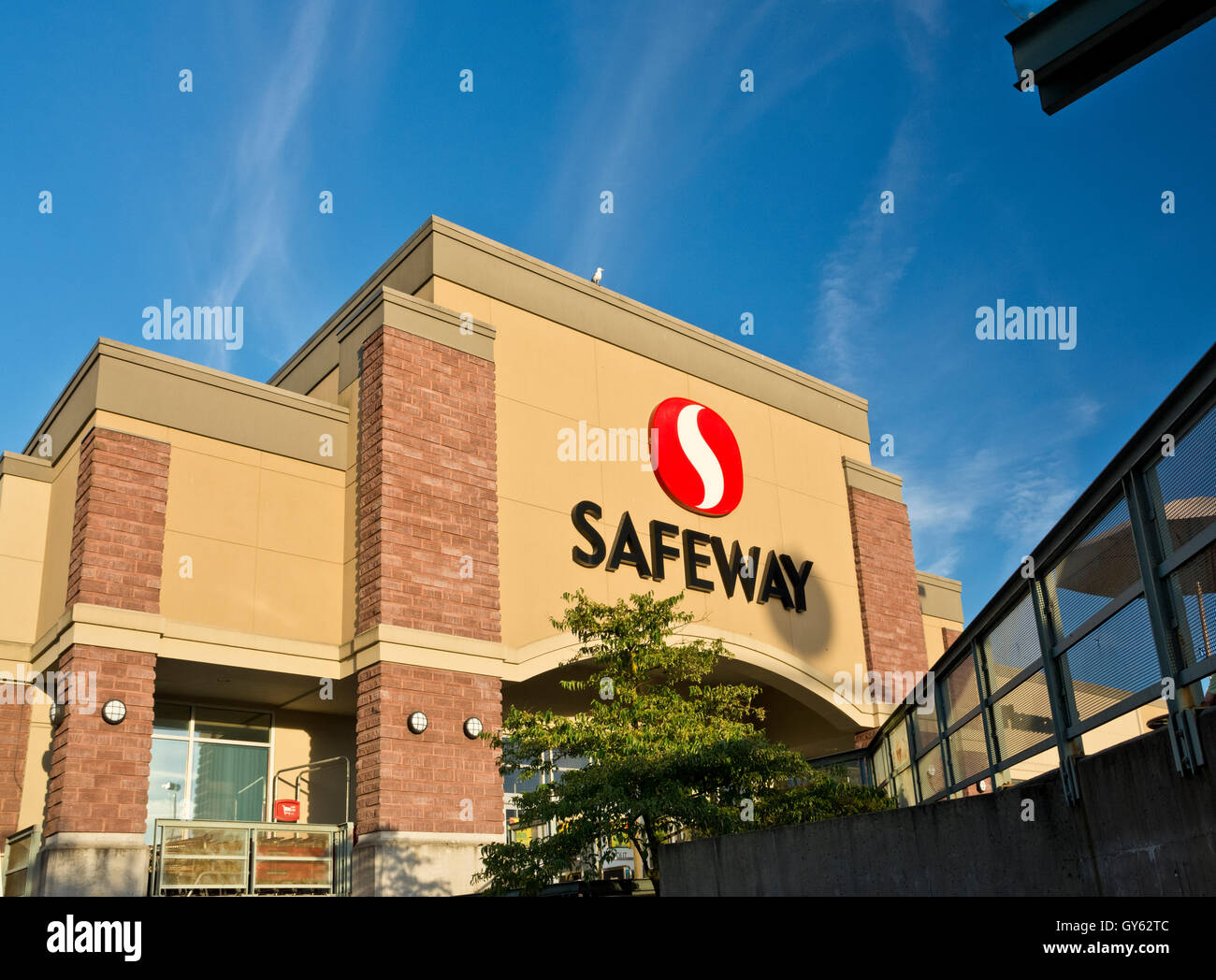 Safeway grocery store in Burnaby, British Columbia, Canada. Stock Photo