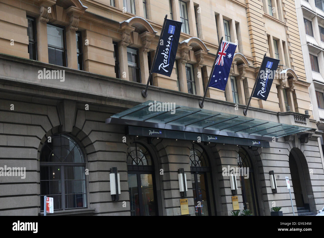 The Radisson Plaza Hotel, 27 O'Connell Street, Sydney, Australia Stock Photo Alamy