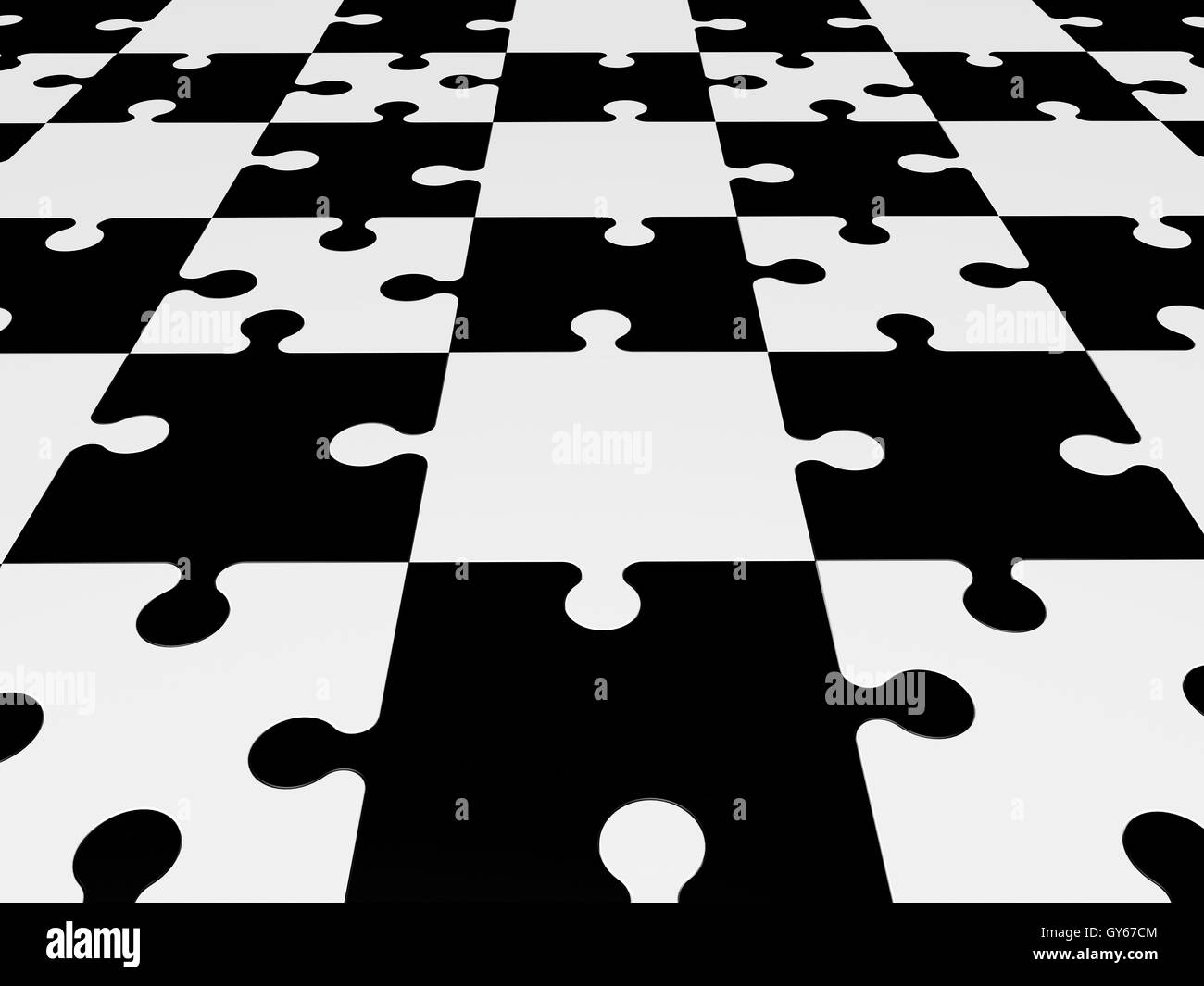 Black puzzle pieces in 3d hi-res stock photography and images - Alamy