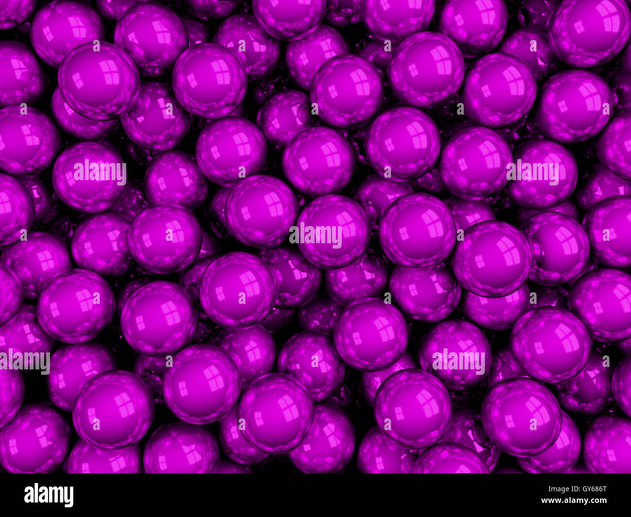 3d render glossy abstract balls background Stock Photo - Alamy