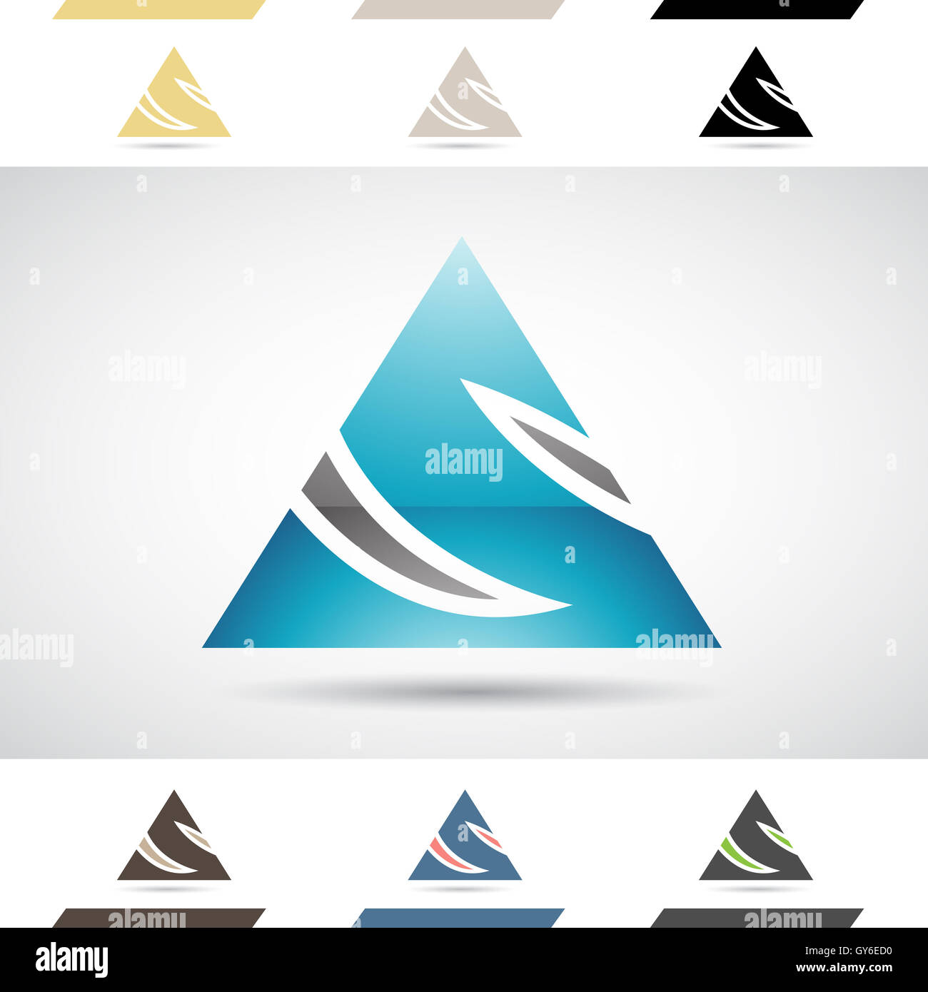 Design Concept of Colorful Stock Logos Icons and Shapes of Letter S ...