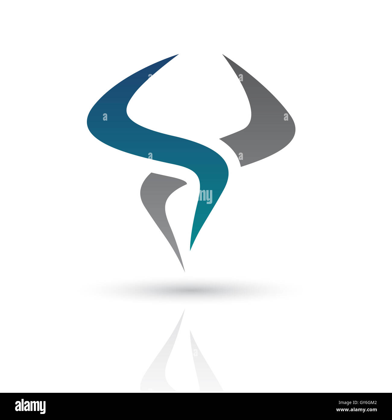 Abstract Icon Illustration isolated on a white background Stock Photo ...