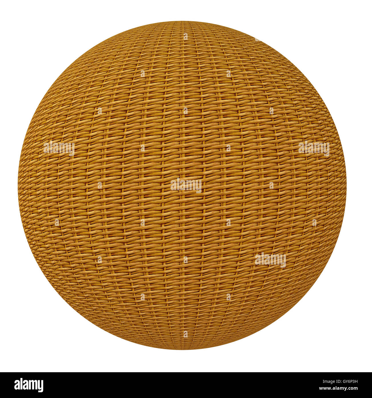 Ball woven from wooden rods Stock Photo Alamy