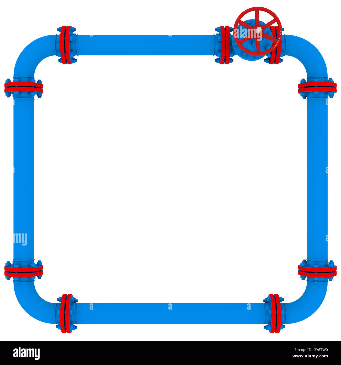 High pressure gas pipes Cut Out Stock Images & Pictures - Alamy