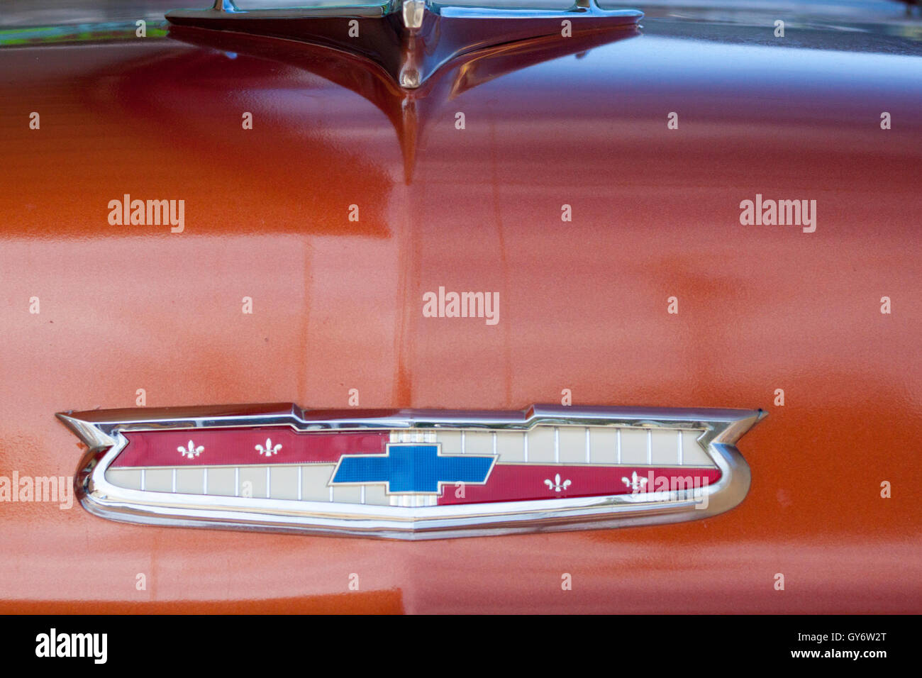 Buick in Longhorn Colors Stock Photo - Alamy