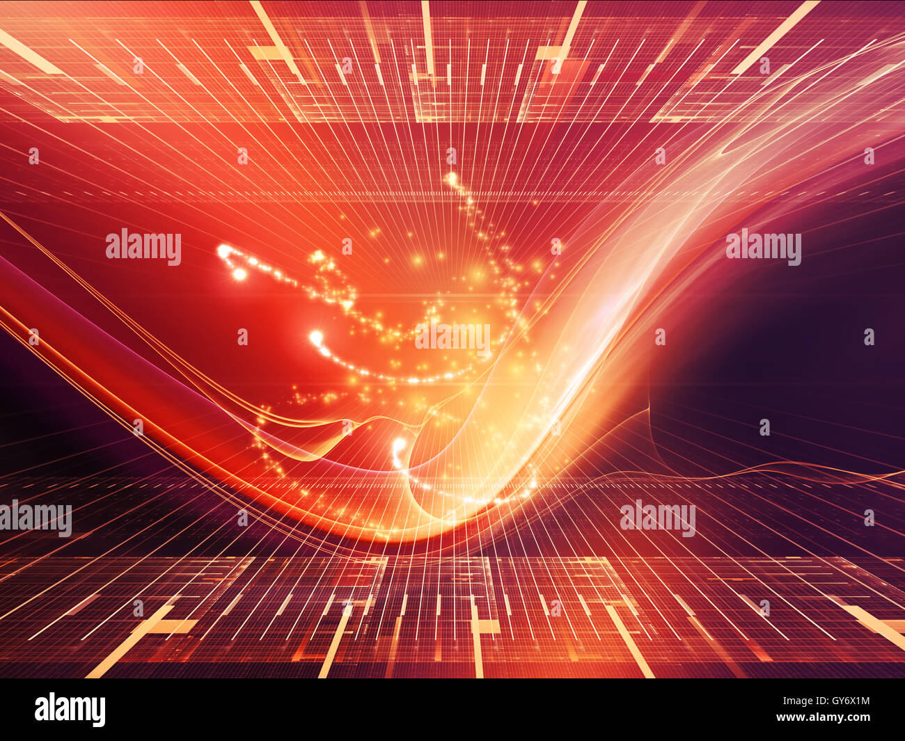 Fractal Realms Internals Stock Photo