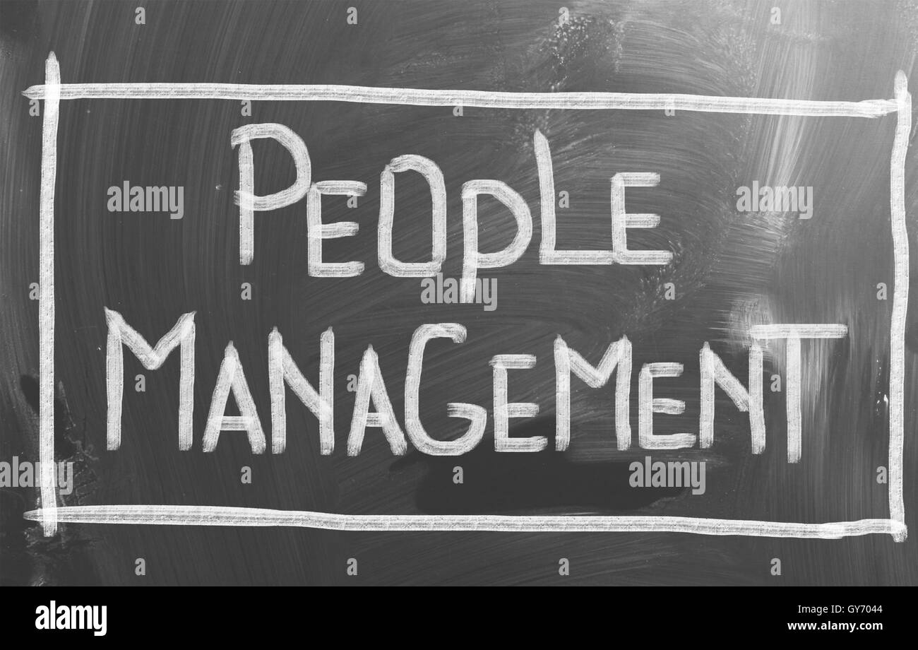 People Management Concept Stock Photo