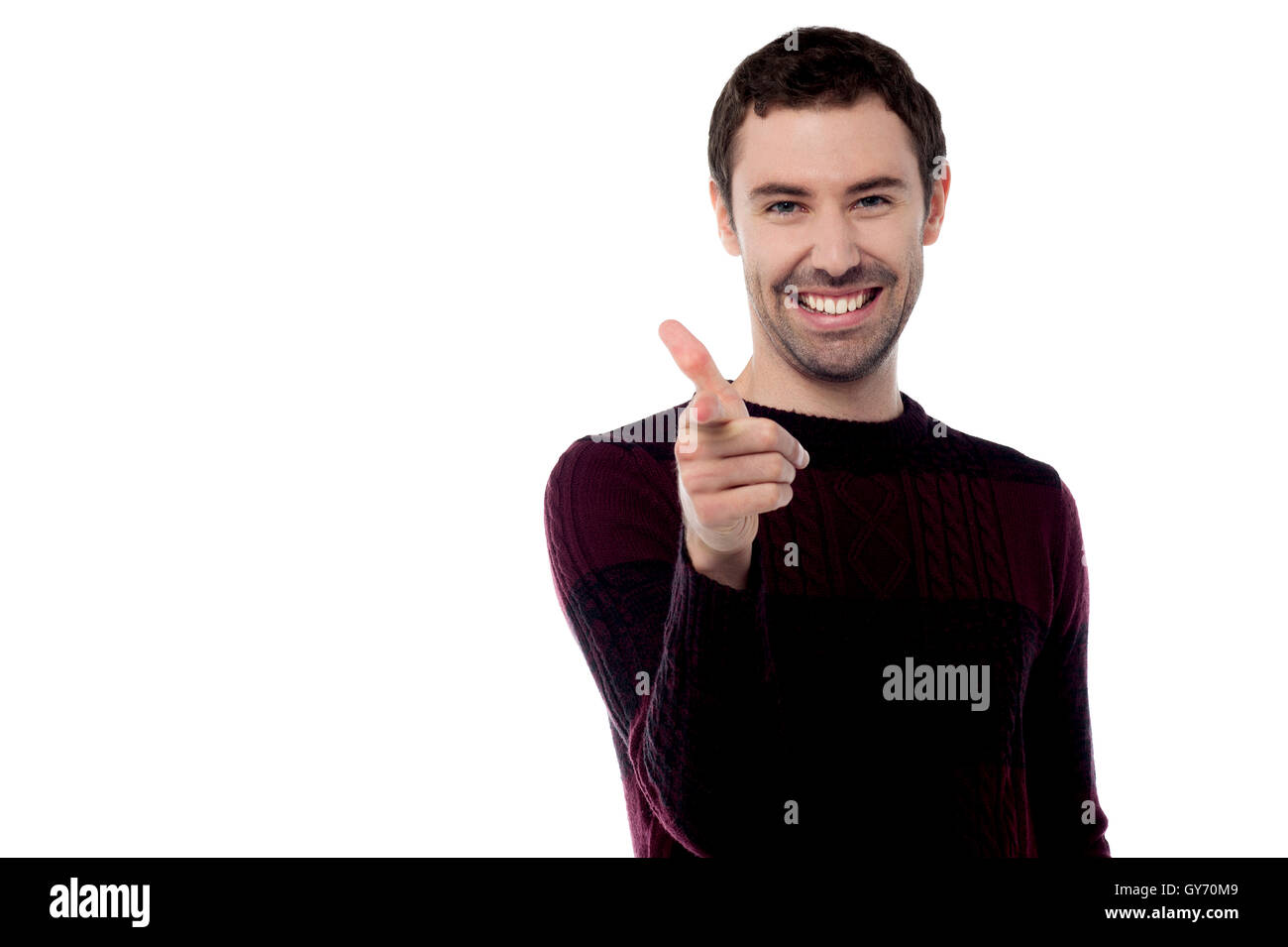 Shot charming positive young hi-res stock photography and images - Alamy