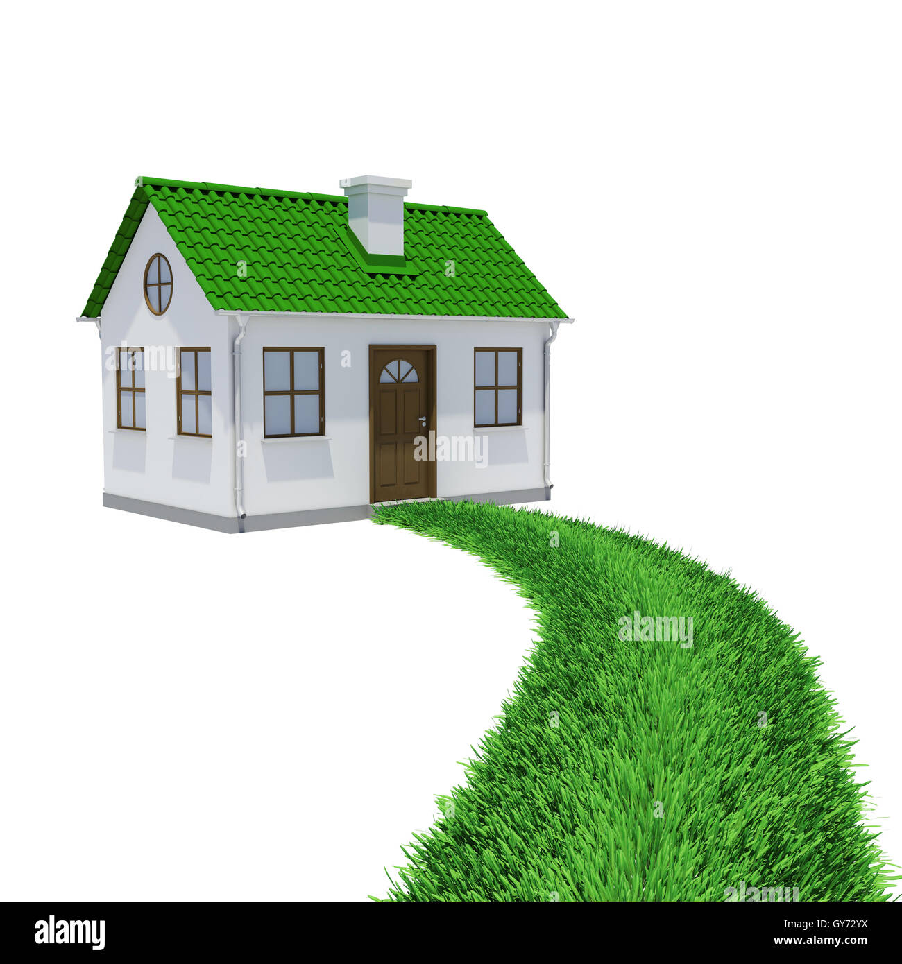 House Without Path Small dream house hi-res stock photography and images - Alamy