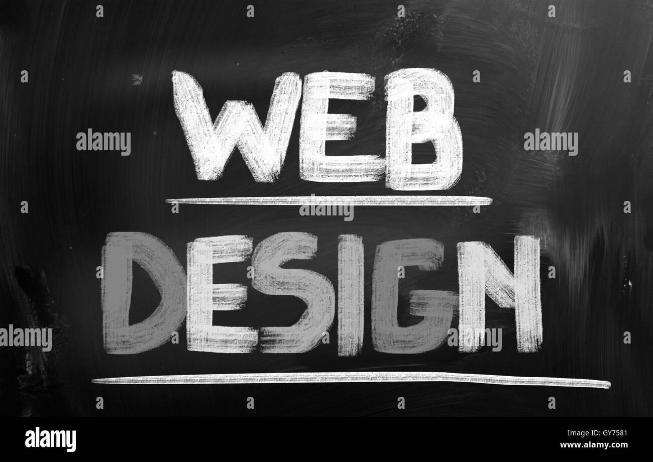 Web Design Concept Stock Photo - Alamy