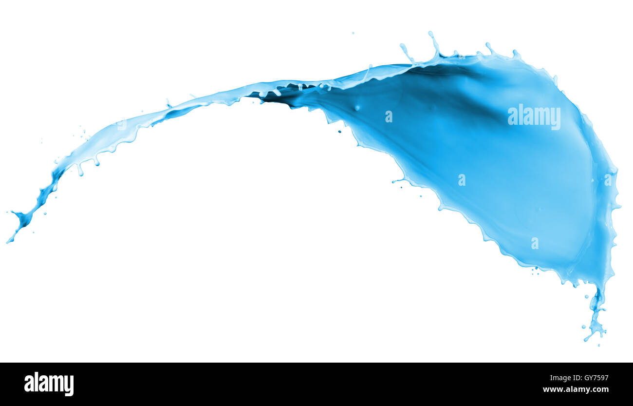 blue paint splash Stock Photo - Alamy