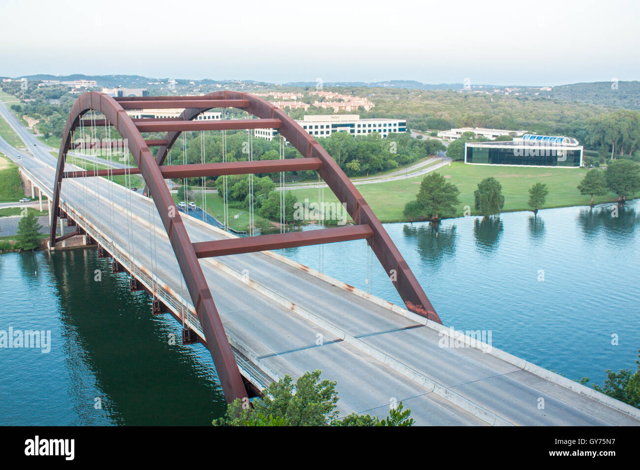 The Pennybacker Bridge in Austin, Texas Stock Photo - Alamy